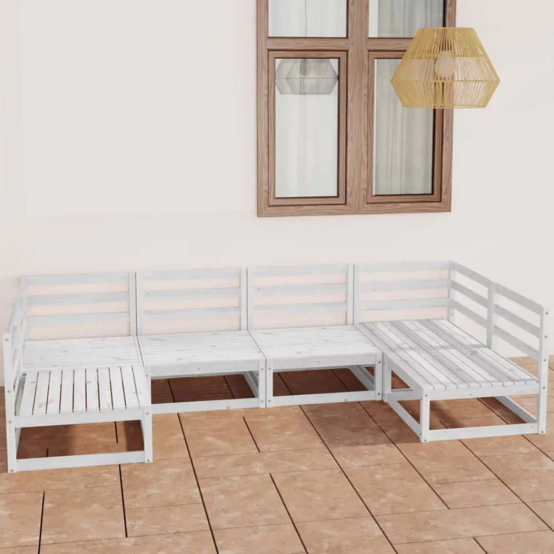 6-tlg. Garten-lounge-set Kiefer Massivholz günstig online kaufen