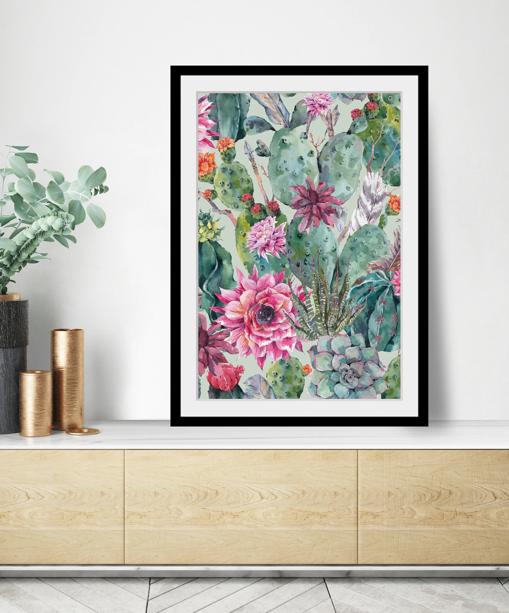 queence Bild "Fiona", Blumen-Blumenbilder-Kunst-Pflanzen-Blätter-Natur, HD günstig online kaufen