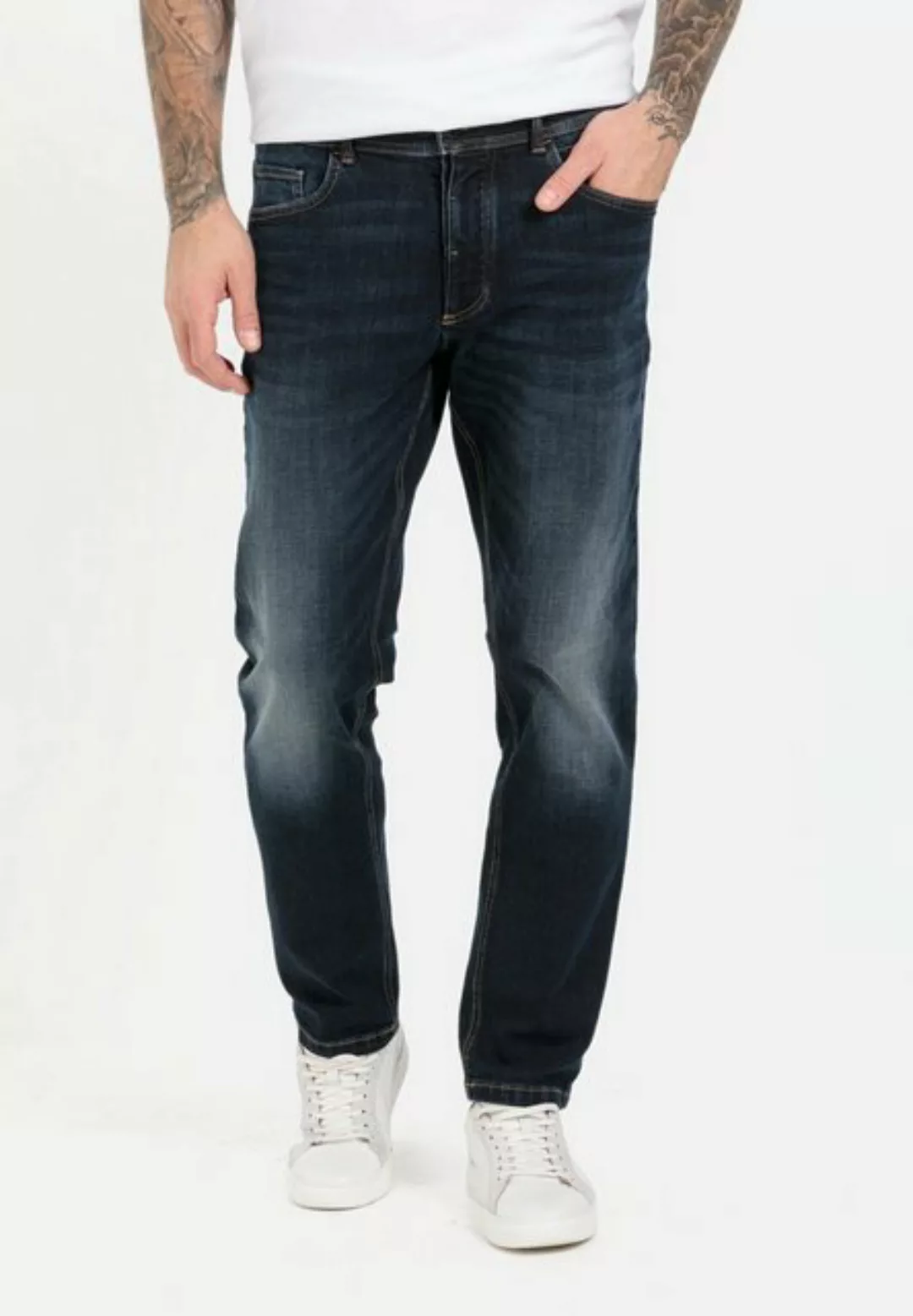 camel active 5-Pocket-Jeans mit kontrastfarbenen Nähten günstig online kaufen