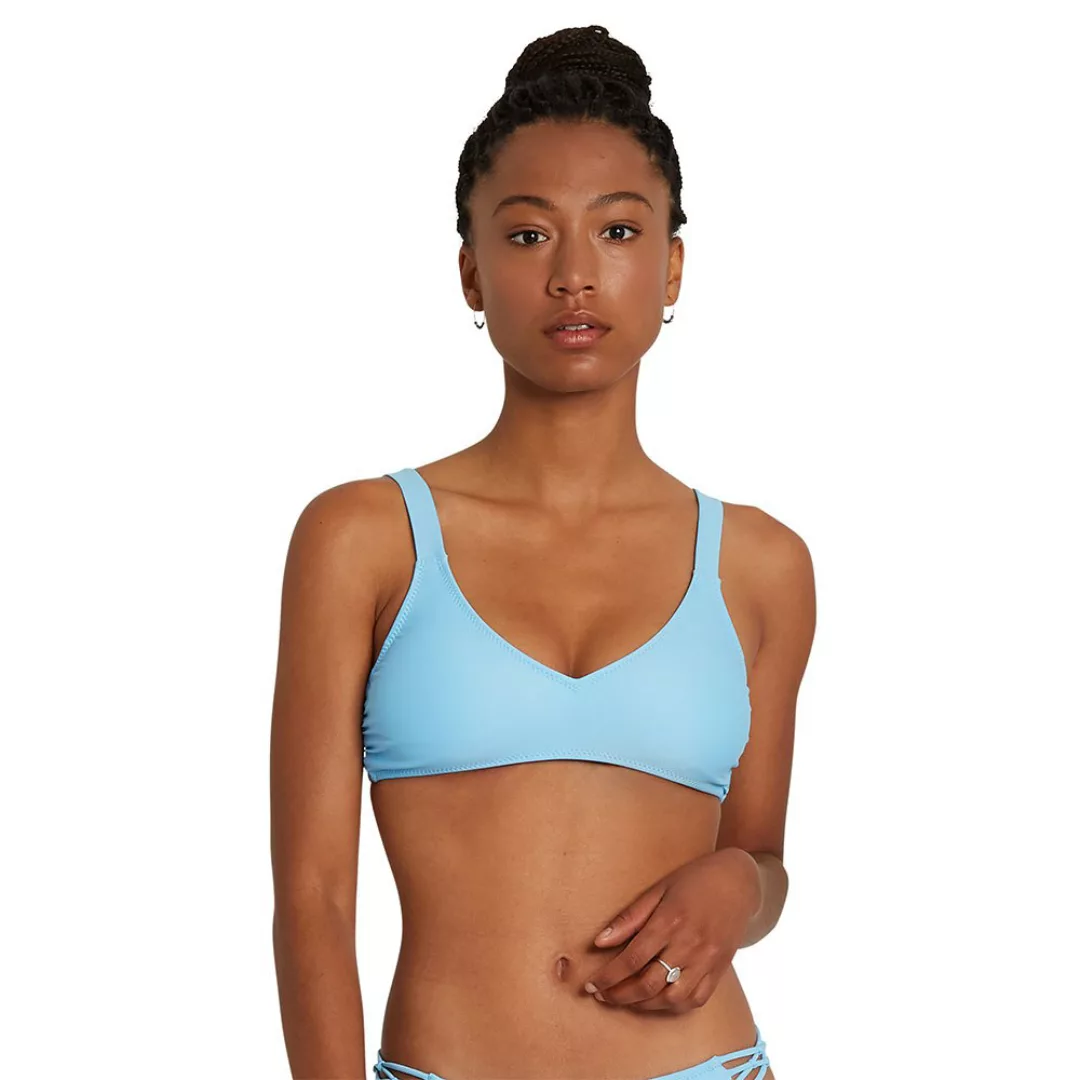 Volcom Simply Solid V Bikini Oberteil XS Coastal Blue günstig online kaufen