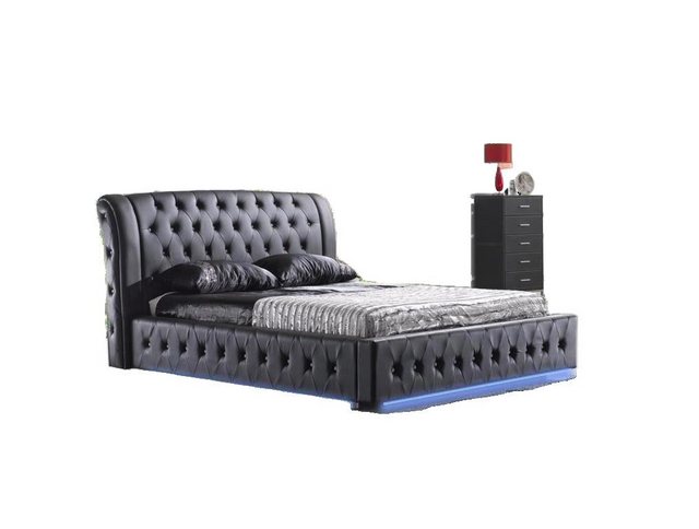 JVmoebel Bett Modernes Hotel Design Bett XXL Betten Luxus Doppel Leder 180x günstig online kaufen