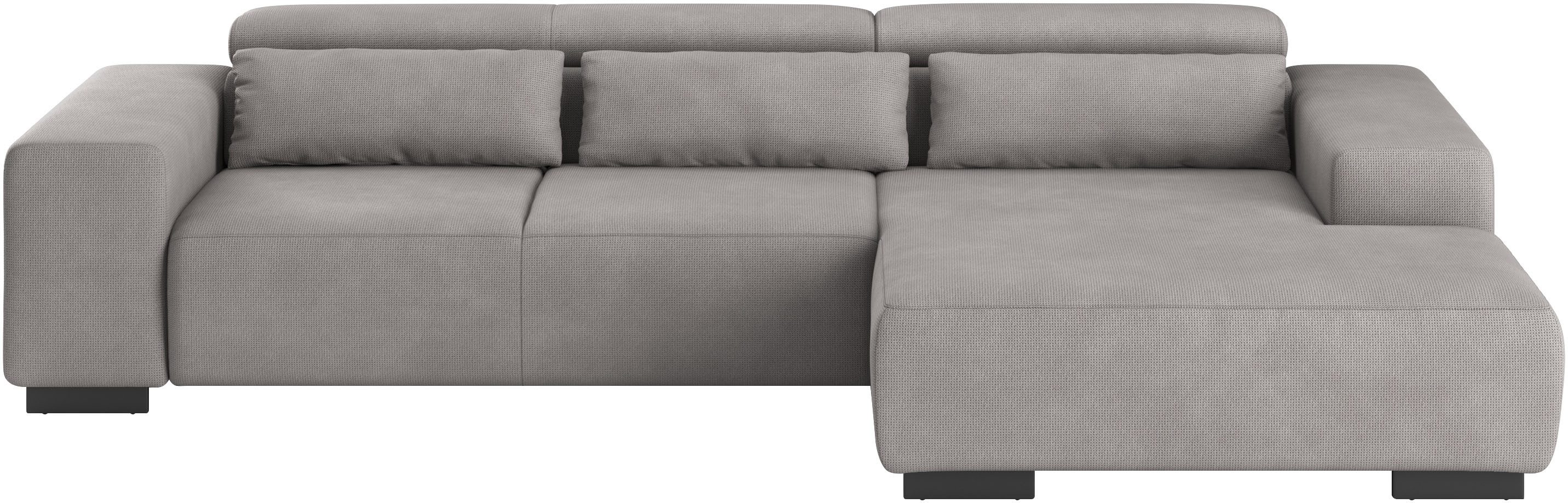 COTTA Ecksofa "Side L-Form, mit Kopfteilverstellung & 3 Nierenkissen", opti günstig online kaufen
