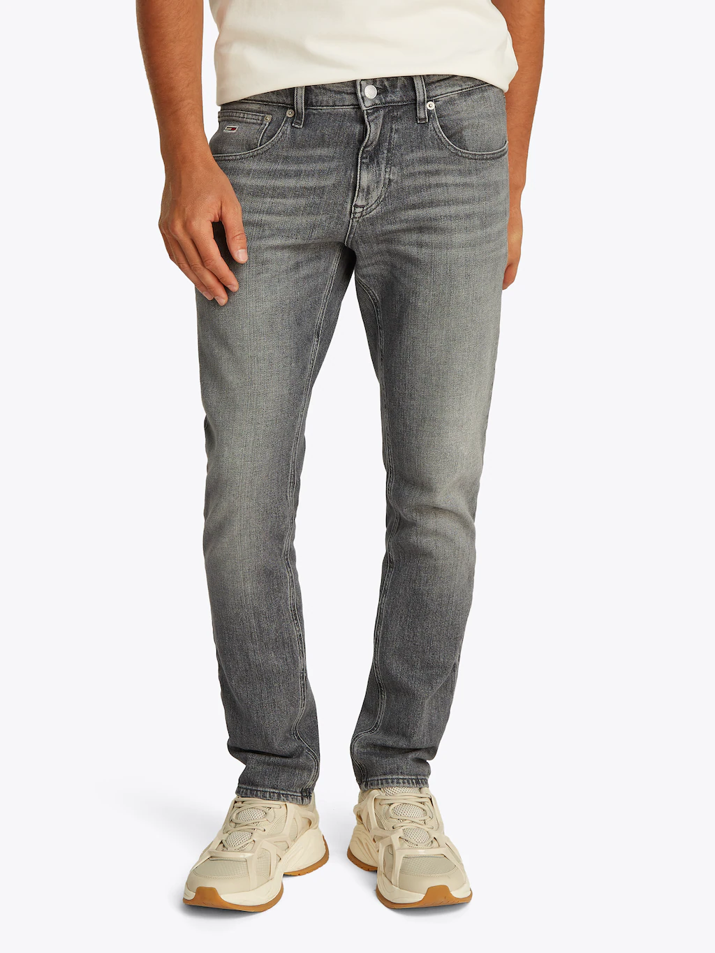 Tommy Jeans Regular-fit-Jeans "SCANTON SLIM BI0177", Mit Gürtelschlaufen günstig online kaufen