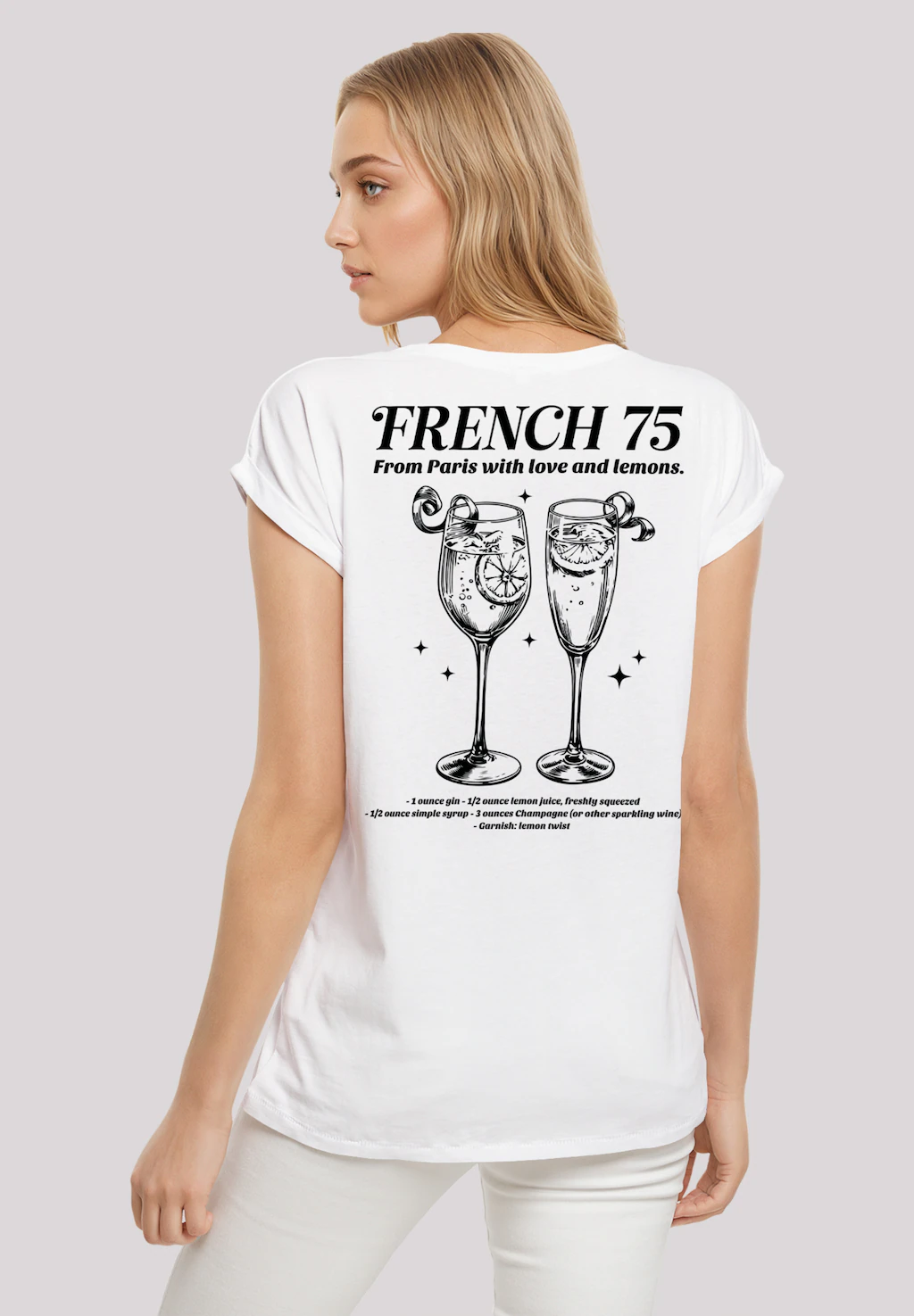 F4NT4STIC T-Shirt "French 75 From Paris With Love", Premium Qualität günstig online kaufen