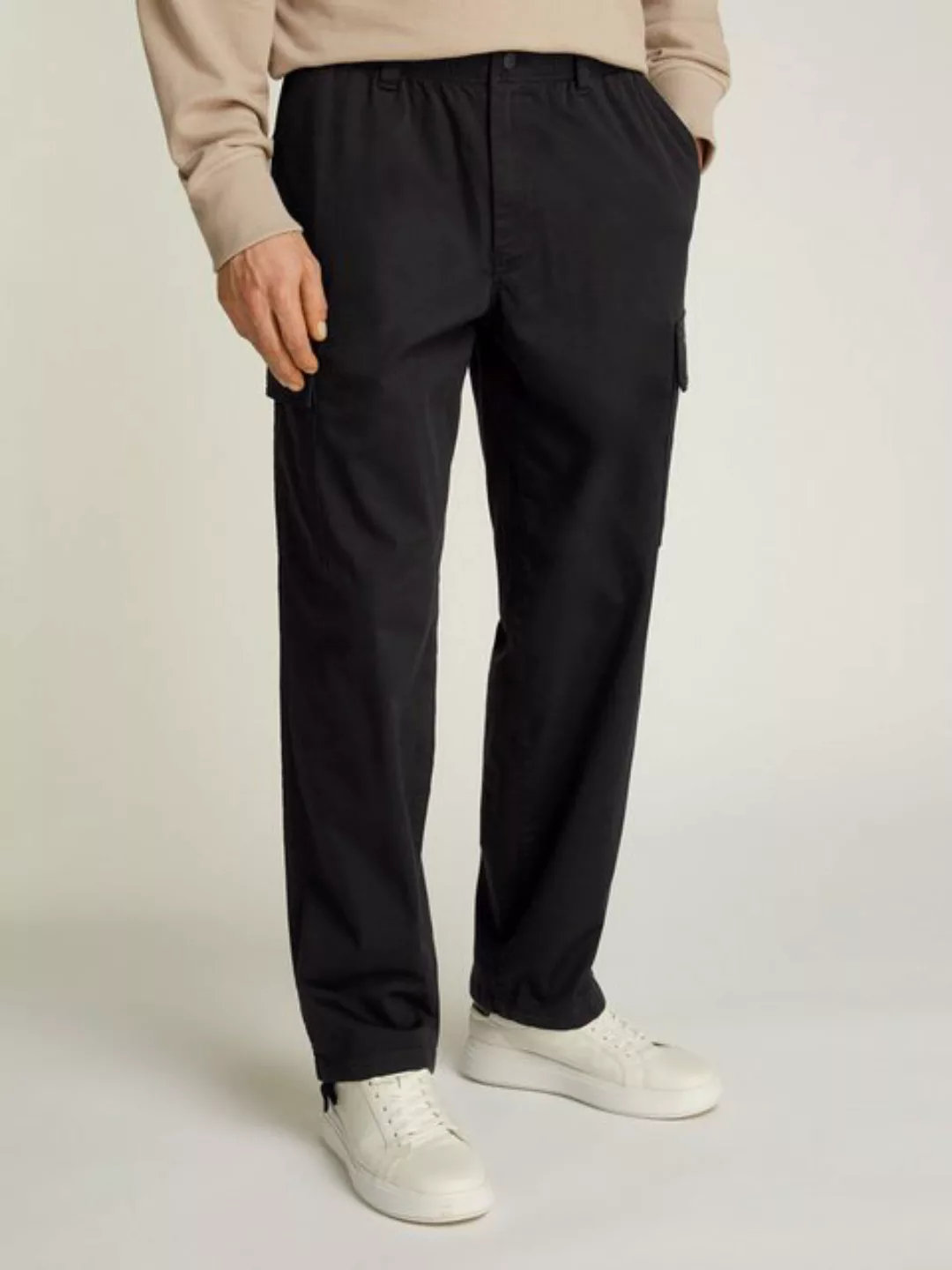 Calvin Klein Jeans Cargohose REGULAR STRAIGHT CARGO mit Logoprägung günstig online kaufen