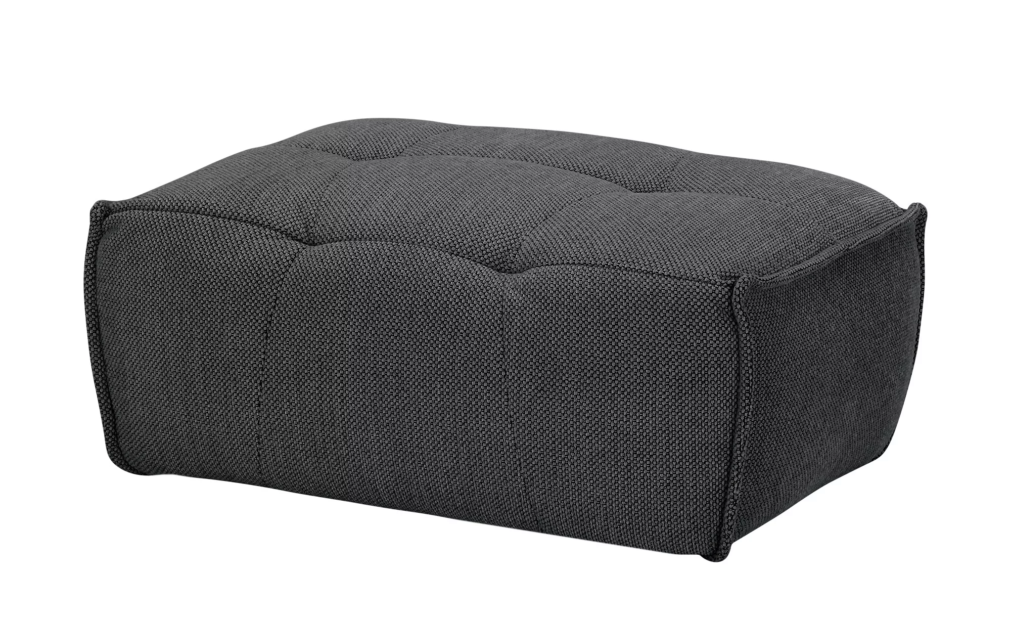 Hocker  Jeaneva ¦ grau ¦ Maße (cm): B: 90 H: 38 T: 64.0 Polstermöbel > Hock günstig online kaufen