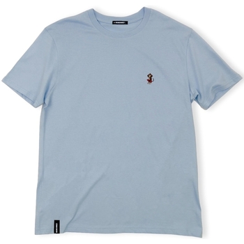Organic Monkey  T-Shirts & Poloshirts Monkey Watch T-Shirt - Blue Macarron günstig online kaufen