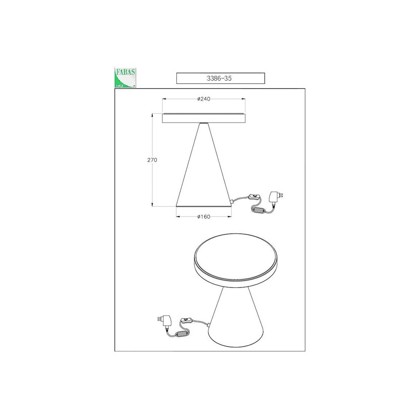 LED-Tischleuchte Neutra, Höhe 27 cm, weiß, Touchdimmer günstig online kaufen