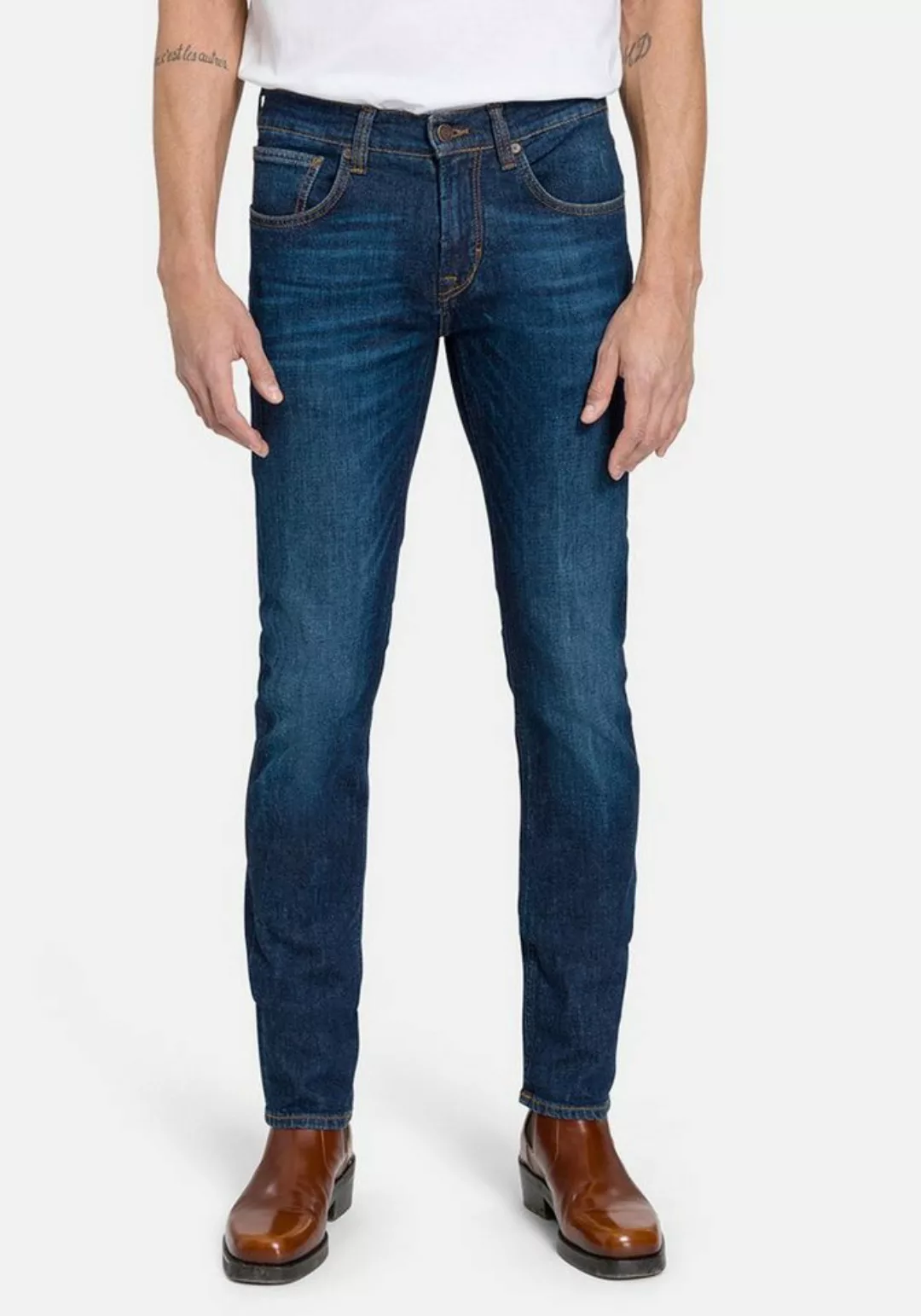 BALDESSARINI 5-Pocket-Jeans John Tribute To Nature Candiani Denim günstig online kaufen