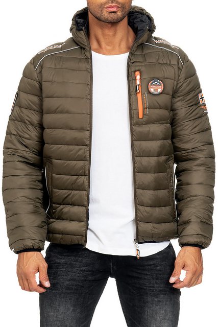 Geographical Norway Winterjacke Herren Steppjacke babrick Kaki S (1-St) mit günstig online kaufen