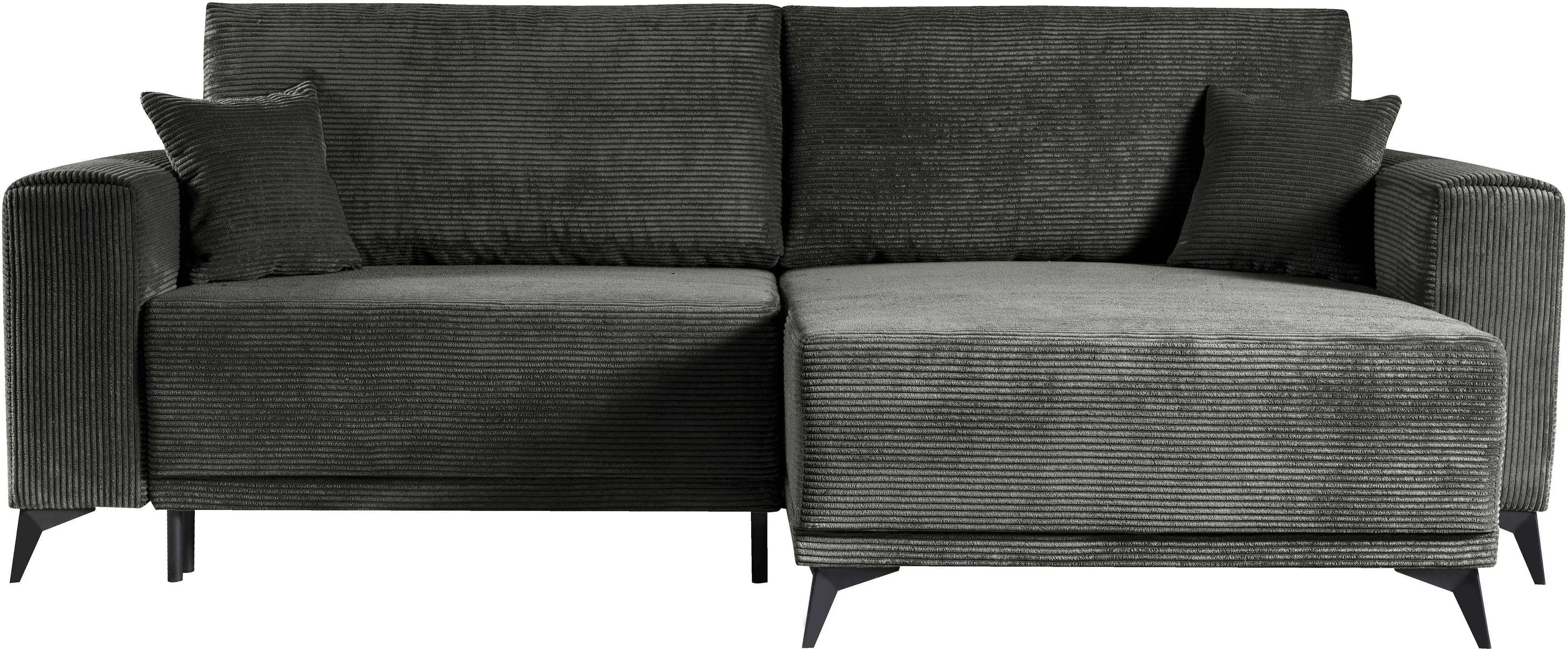 WERK2 Ecksofa »Scandic L-Form«, Moderne Eckcouch in Cord, Sofa mit Schlaffu günstig online kaufen