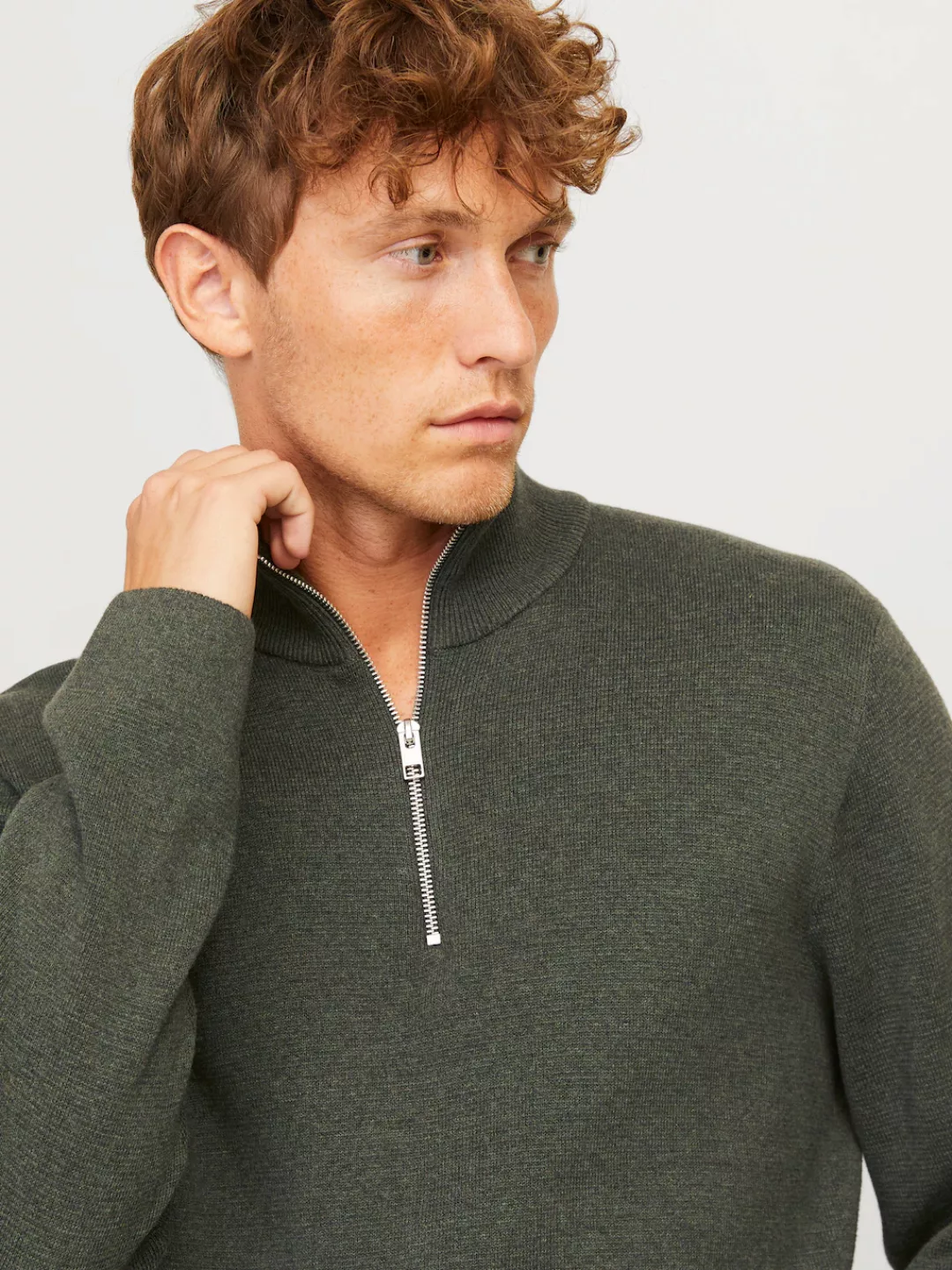 Jack & Jones Troyer "JPRBLAMILANO STITCH KNIT HALF ZIP SN" günstig online kaufen