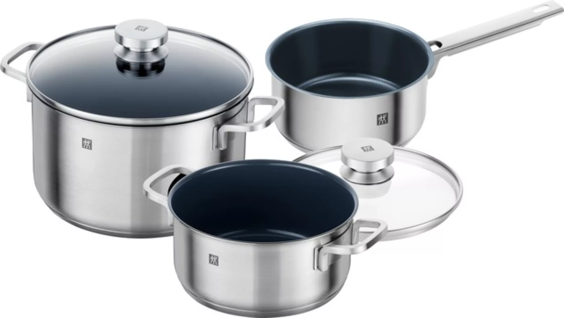 Zwilling Topf-Set »Focus«, Edelstahl 18/10, (Set, 5 tlg., 1x Kochtopf Ø 24 günstig online kaufen