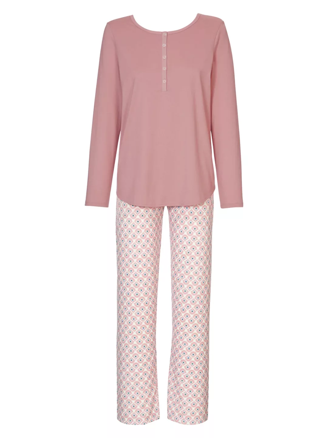 CALIDA Pyjama "Lovely Nights", (2 tlg.), mit Knopfleiste am Aussschnitt günstig online kaufen