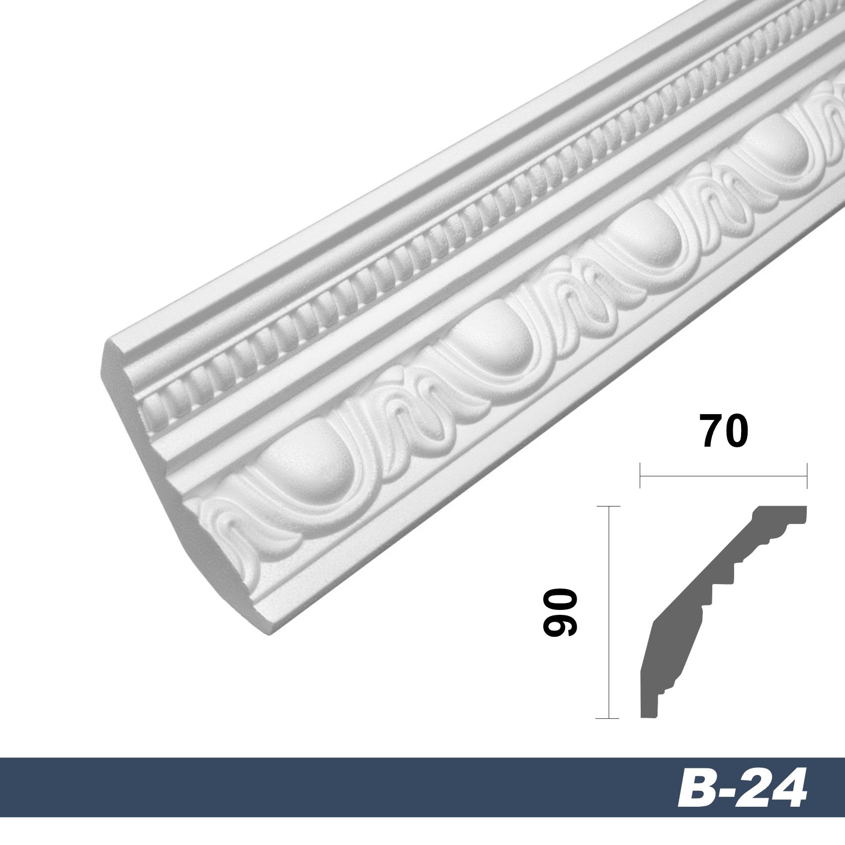 marbet design Stuckleiste B-24, 40 Meter, günstig online kaufen