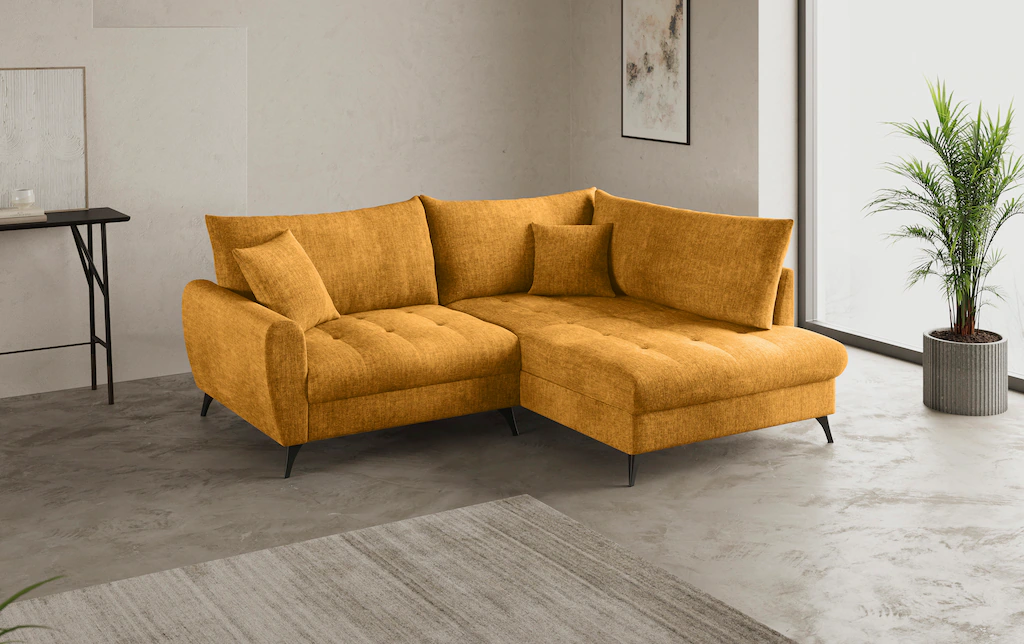 Home affaire Ecksofa "Blackburn II, L-Form", Mit Kaltschaumpolsterung bis 1 günstig online kaufen