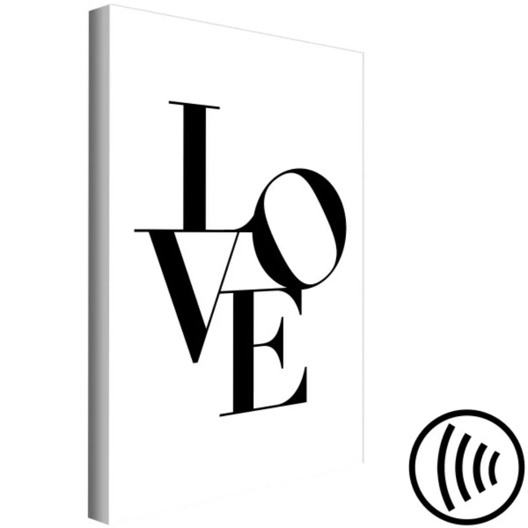 Leinwandbild Twisted Love (1 Part) Vertical XXL günstig online kaufen