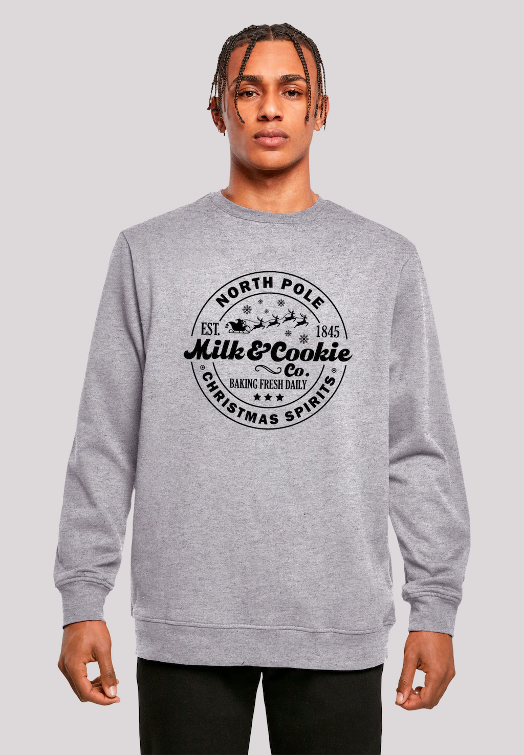 F4NT4STIC Sweatshirt "Milk and Cookie Bakery Retro Weihnachten Sign", Premi günstig online kaufen