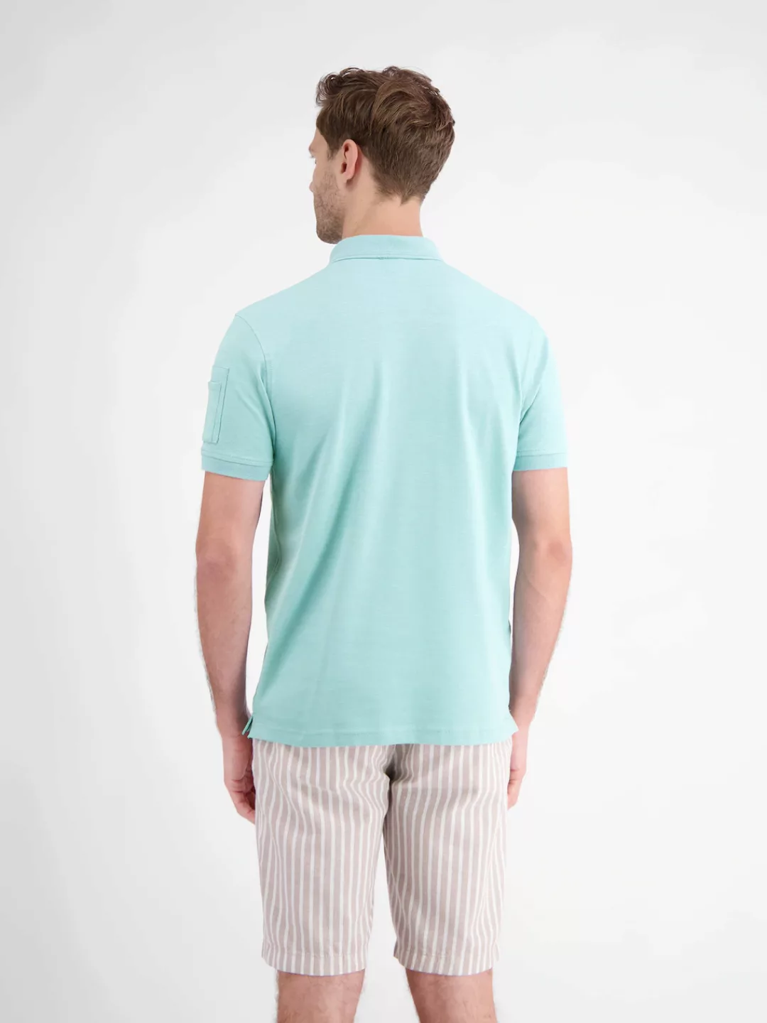 LERROS Poloshirt "LERROS Poloshirt mit Punkt-Print" günstig online kaufen