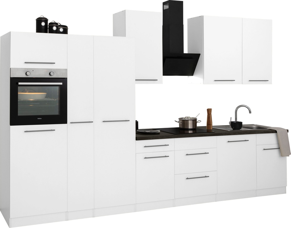 wiho Küchen Küchenzeile "Unna", mit E-Geräten, Breite 360 cm günstig online kaufen