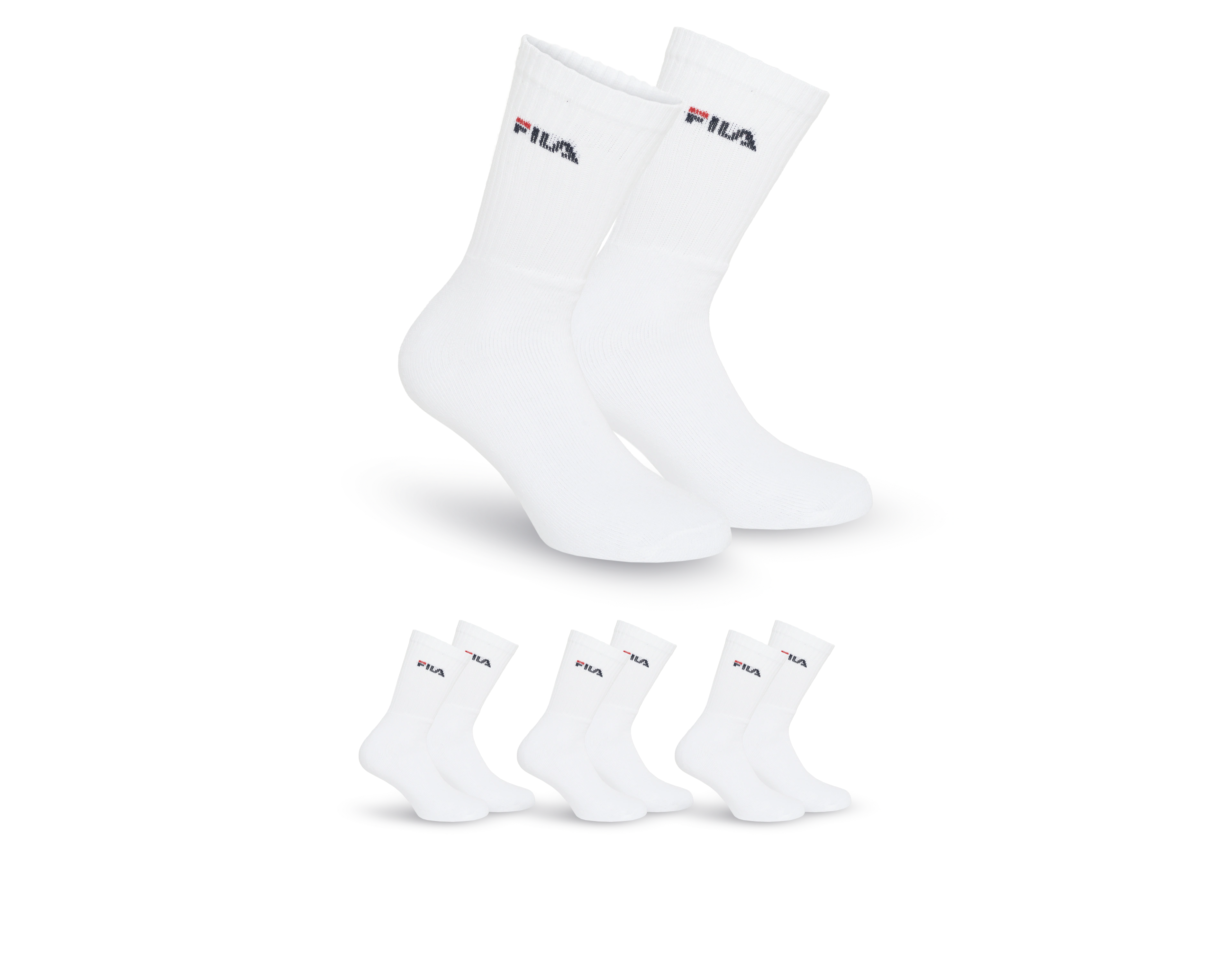 Fila Sportsocken "UNISEX CREW TENNIS FULL TERRY SOCKS", (3 Paar), mit dezen günstig online kaufen