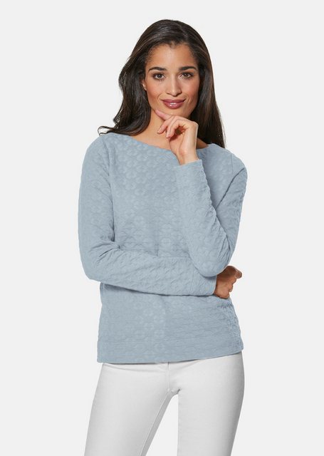 MADELEINE Langarmshirt Sweatshirt mit attraktiver Struktur günstig online kaufen