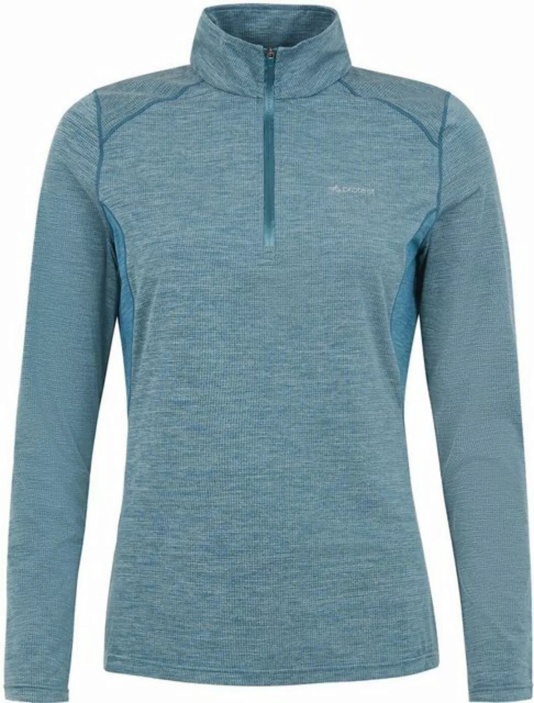 Protest V-Ausschnitt-Pullover PRTSENNA 1/4 zip top Jewel Blue günstig online kaufen