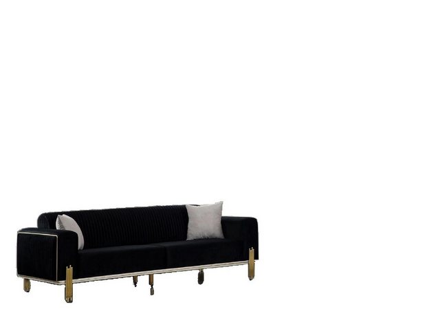 JVmoebel Sofa Luxus Set Sofagarnitur 331 Sitz Sofa Sofas Sessel Stoff 3tlg. günstig online kaufen