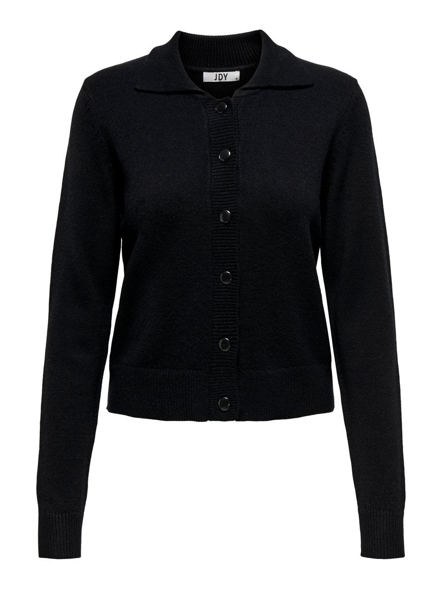 ONLY Kragendetail- Strickjacke Damen Schwarz günstig online kaufen