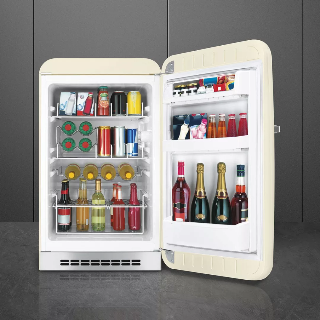 Smeg - FAB10H Happy Homebar Standkühlschrank - creme/lackiert/Türanschlag r günstig online kaufen