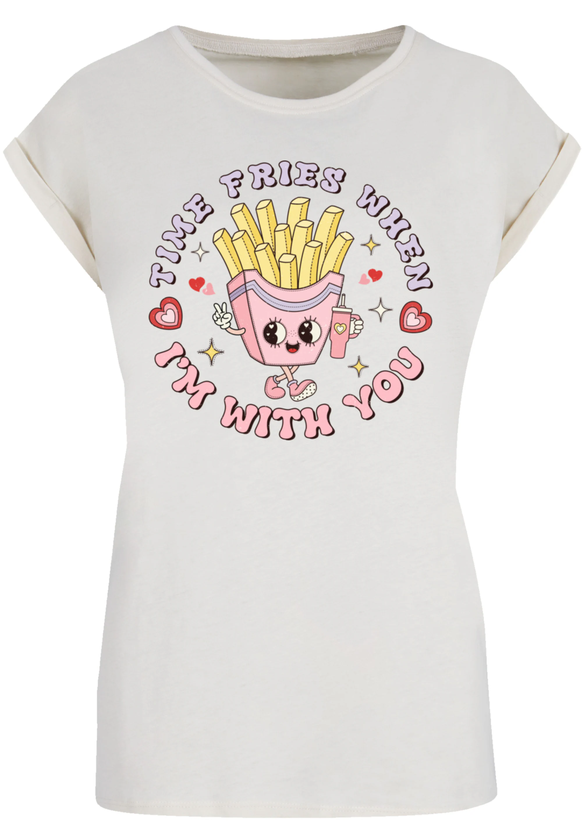 F4NT4STIC T-Shirt "Time Fries when I am with you", Premium Qualität günstig online kaufen