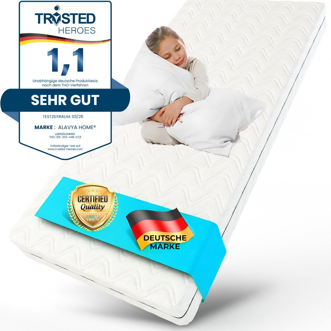 Kindermatratze COZY PREMIUM mit Baumwolle Bezug, günstig online kaufen