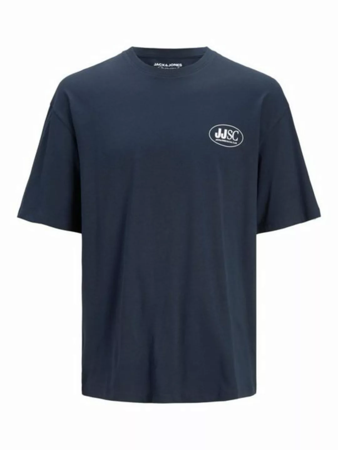 Jack & Jones Herren Rundhals T-Shirt JORBRINK CLUB PRINT - Loose Fit günstig online kaufen