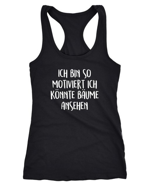 MoonWorks Tanktop Damen Tanktop Spruch lustig Ich bin so motiviert ich könn günstig online kaufen