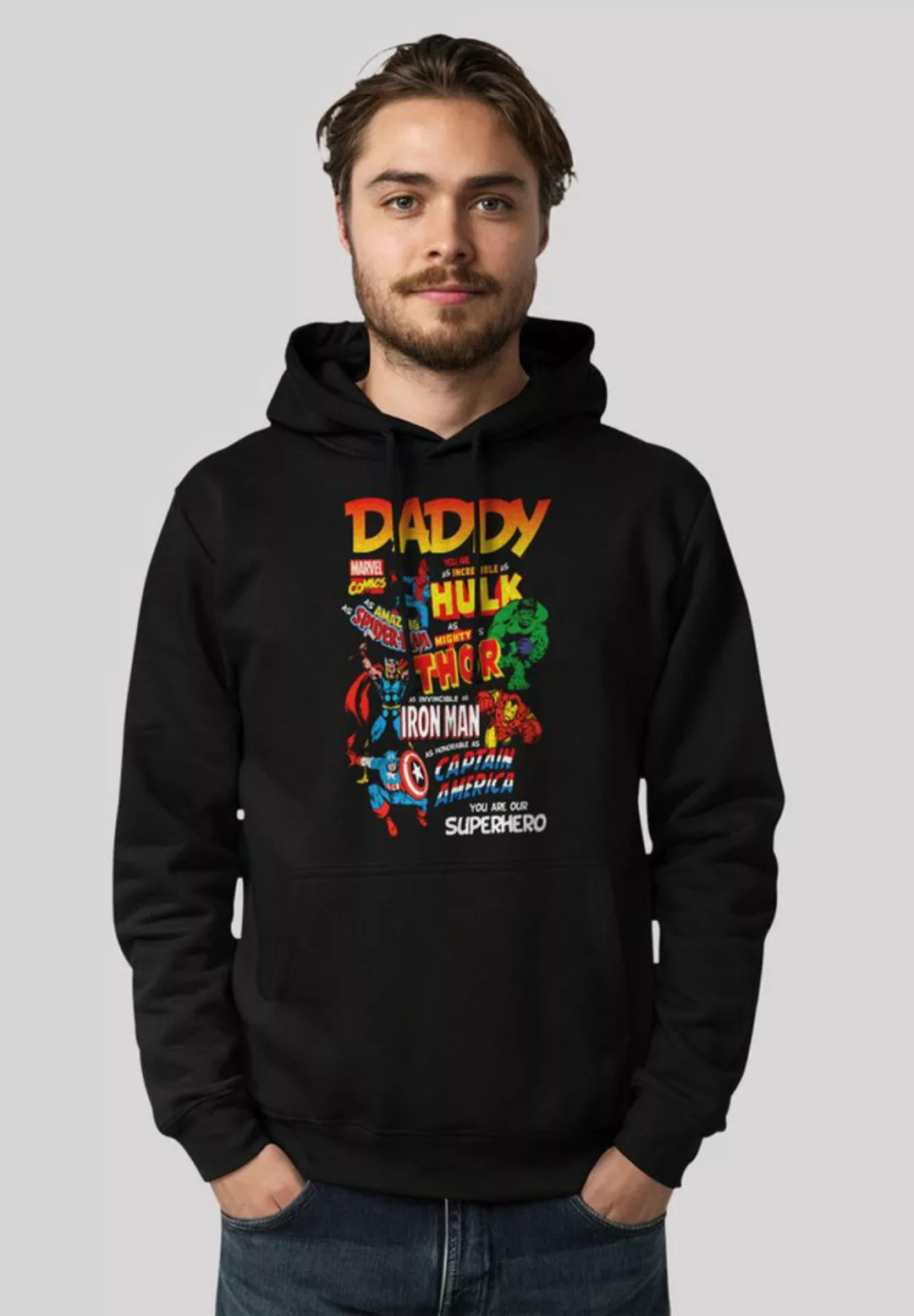 F4NT4STIC Kapuzenpullover Marvel Comics Our Dad Superhero Premium Qualität günstig online kaufen