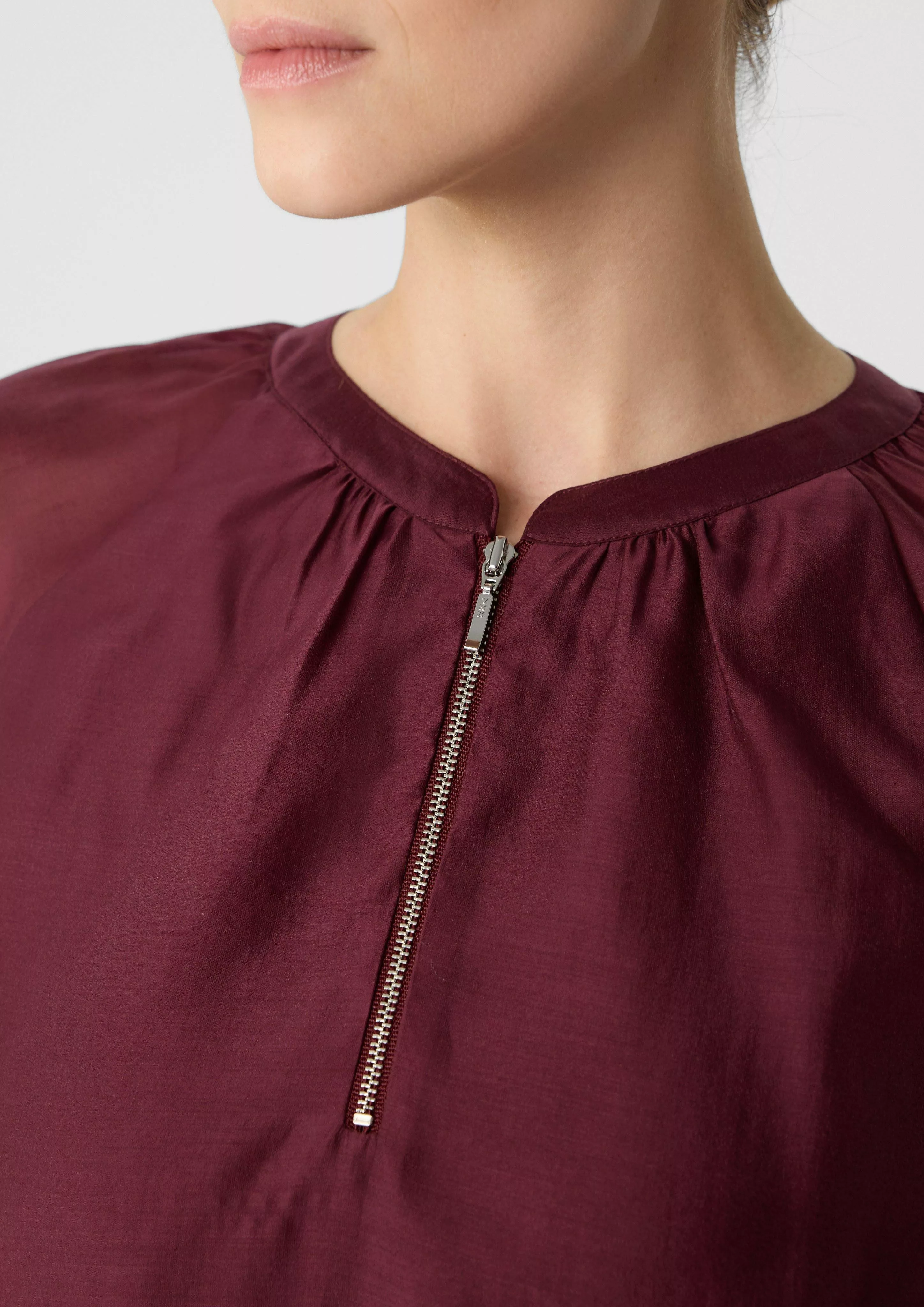 comma casual identity Langarmbluse Leichte Bluse günstig online kaufen