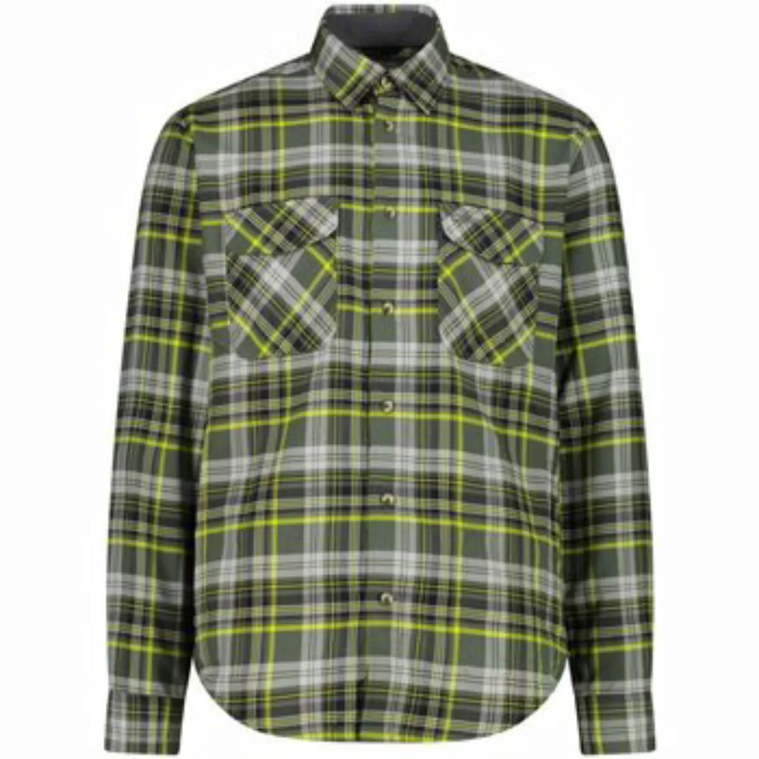 Cmp  T-Shirts & Poloshirts Sport MAN SHIRT OILGREEN-NERO-ACIDO 32T1757/70ZP günstig online kaufen