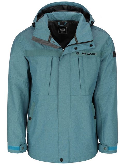 Dry Fashion Funktionsjacke Herren Jacke Emden Meliert - Outdoor-Jacke Wasse günstig online kaufen