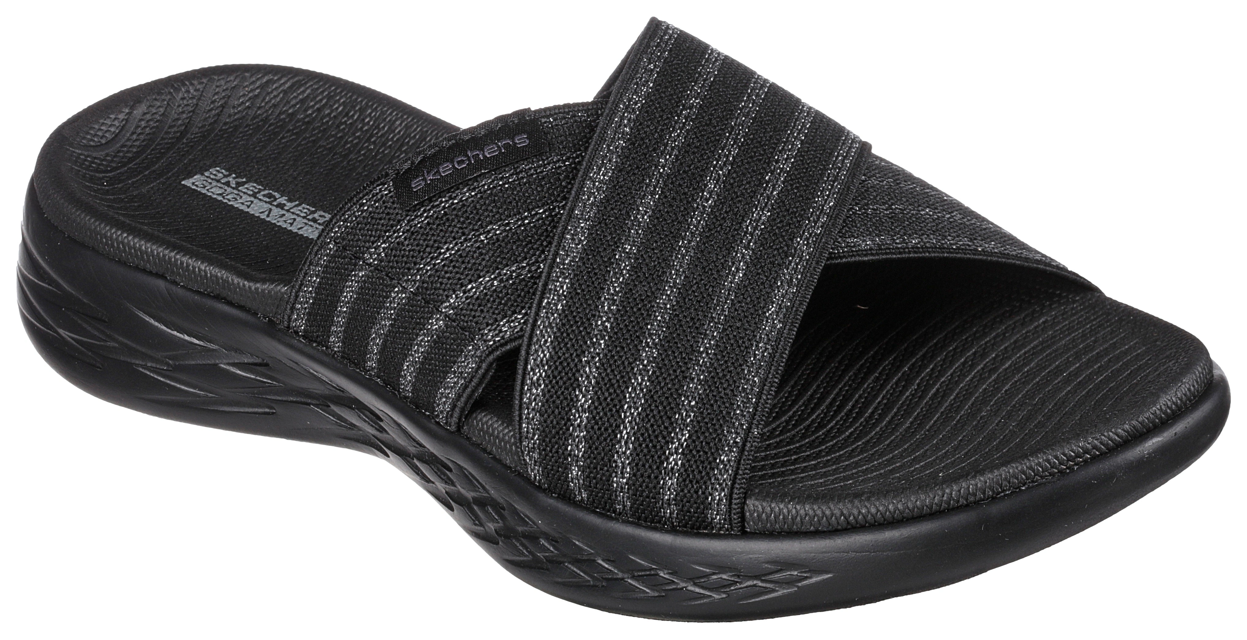 Skechers Pantolette "ON-THE-GO 600", Badeschuh, Sandale, Sommerschuh mit Go günstig online kaufen