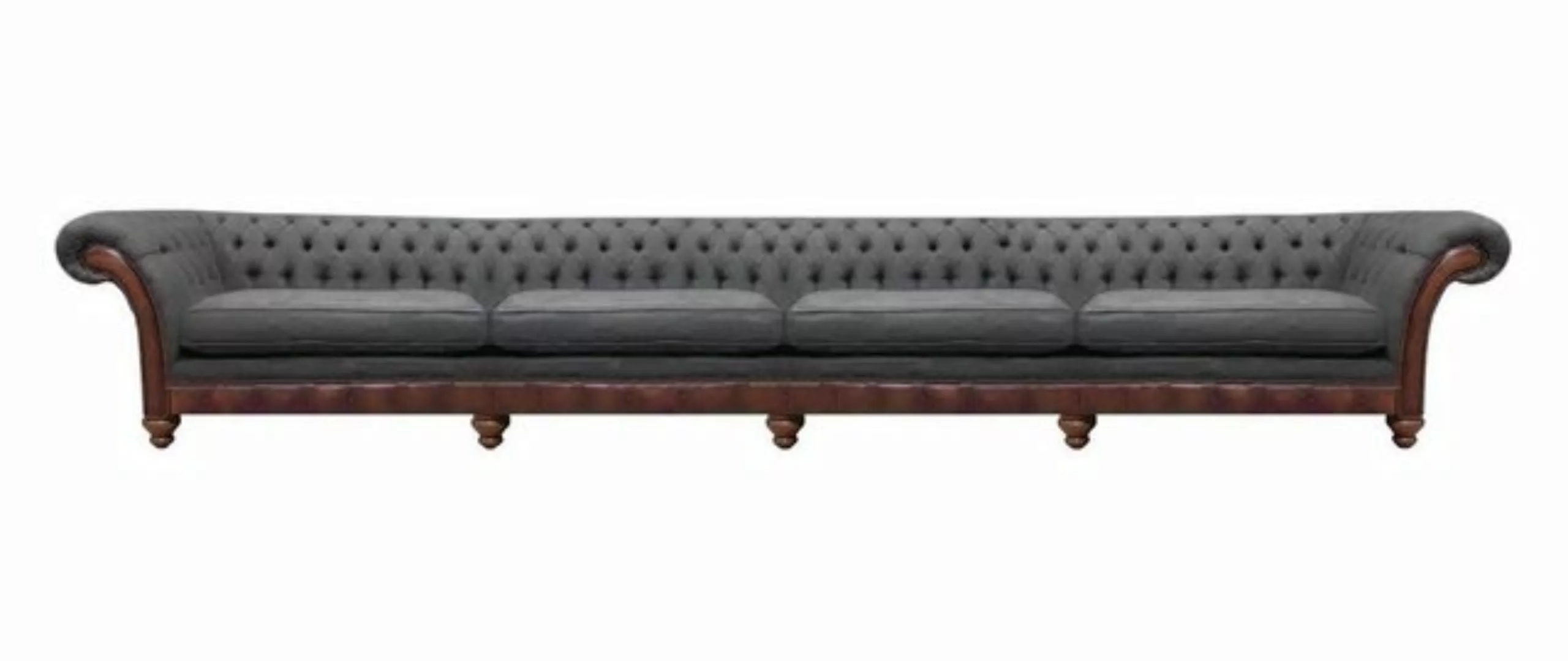 JVmoebel Chesterfield-Sofa Polstermöbel Sofa Couch Viersitzer Wohnzimmer Po günstig online kaufen