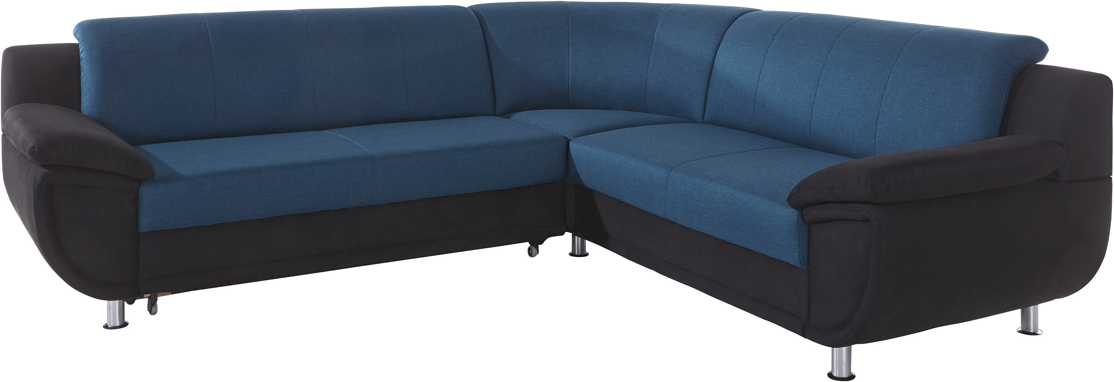 TRENDMANUFAKTUR Ecksofa "Rondo 3, zeitlos und modern, im Materialmix, L-For günstig online kaufen