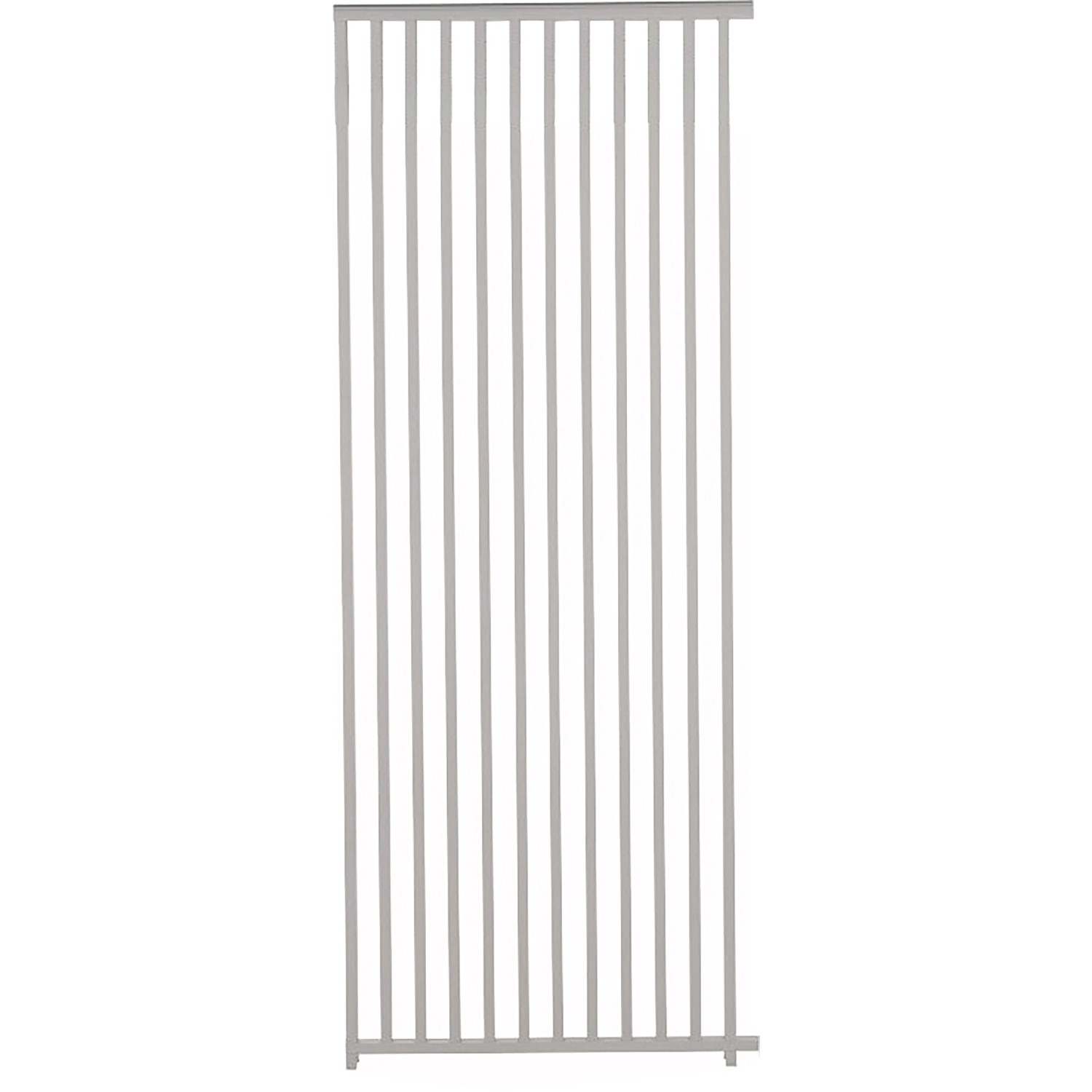 Mirador Lamellenwand Vertikal 113 cm x 235 cm Hellgrau günstig online kaufen