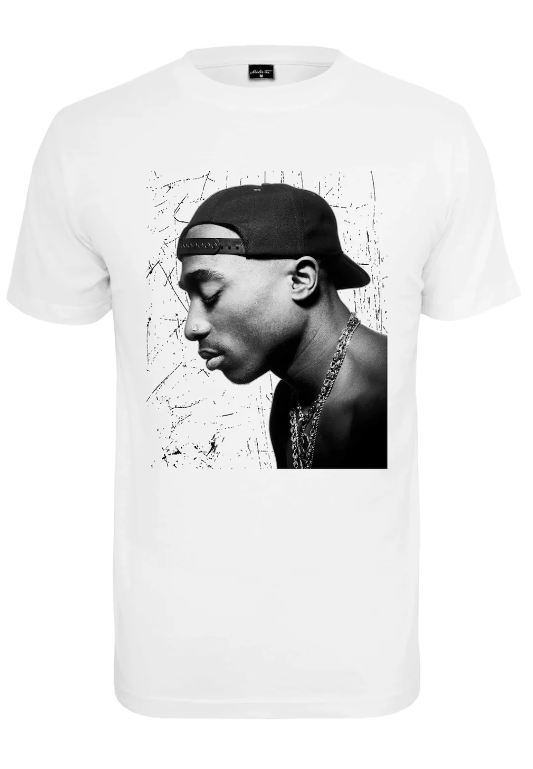 MisterTee T-Shirt "MisterTee Herren Tupac Cracked Background Tee" günstig online kaufen