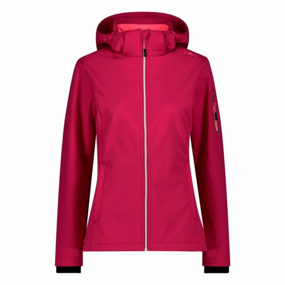 CMP Softshelljacke Woman Zip Hood Jacket mit Reißverschlusstasche am Oberar günstig online kaufen