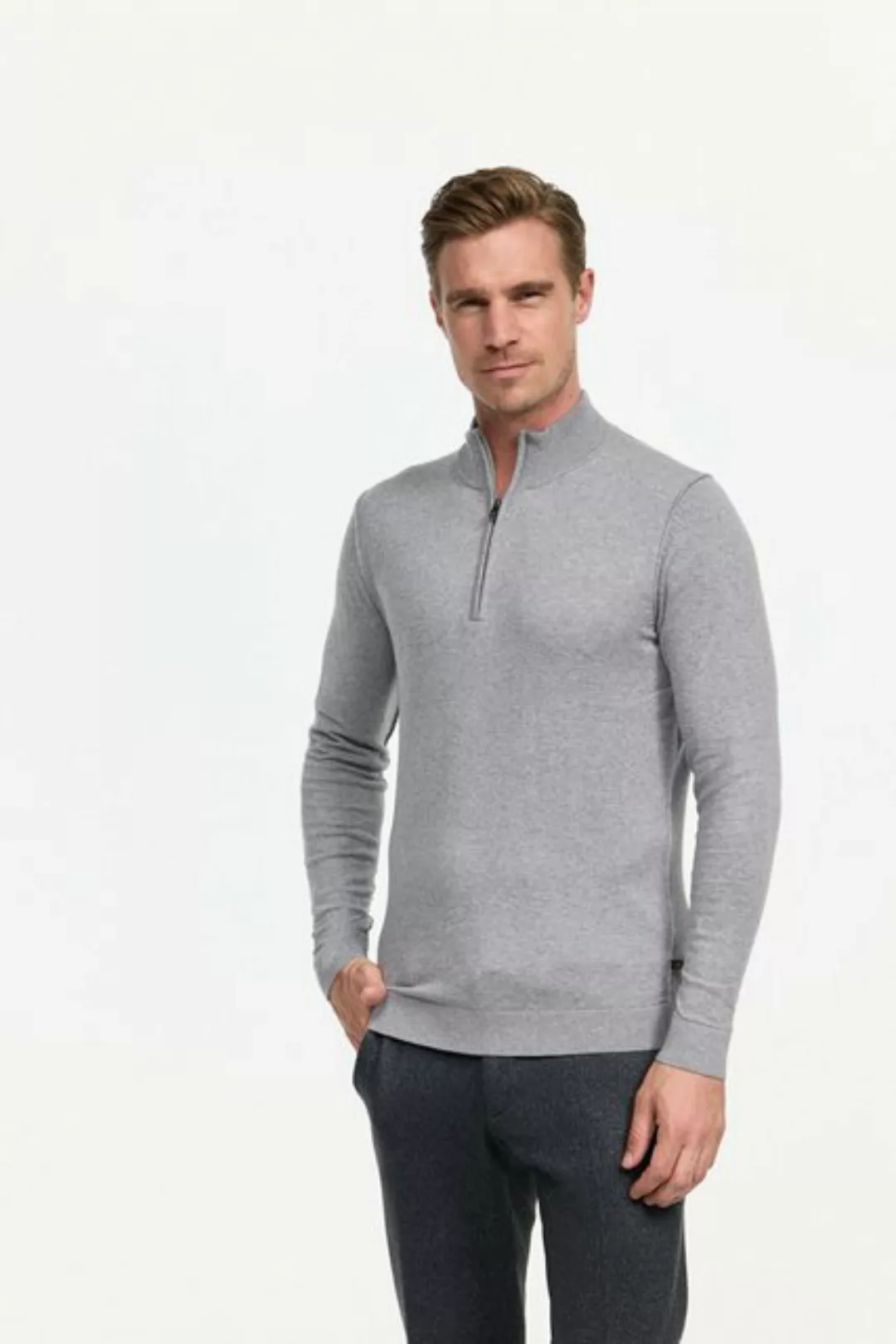 ZUITABLE Strickpullover DiZip 401 z-Flaggenetikett an der linken Seitennaht günstig online kaufen