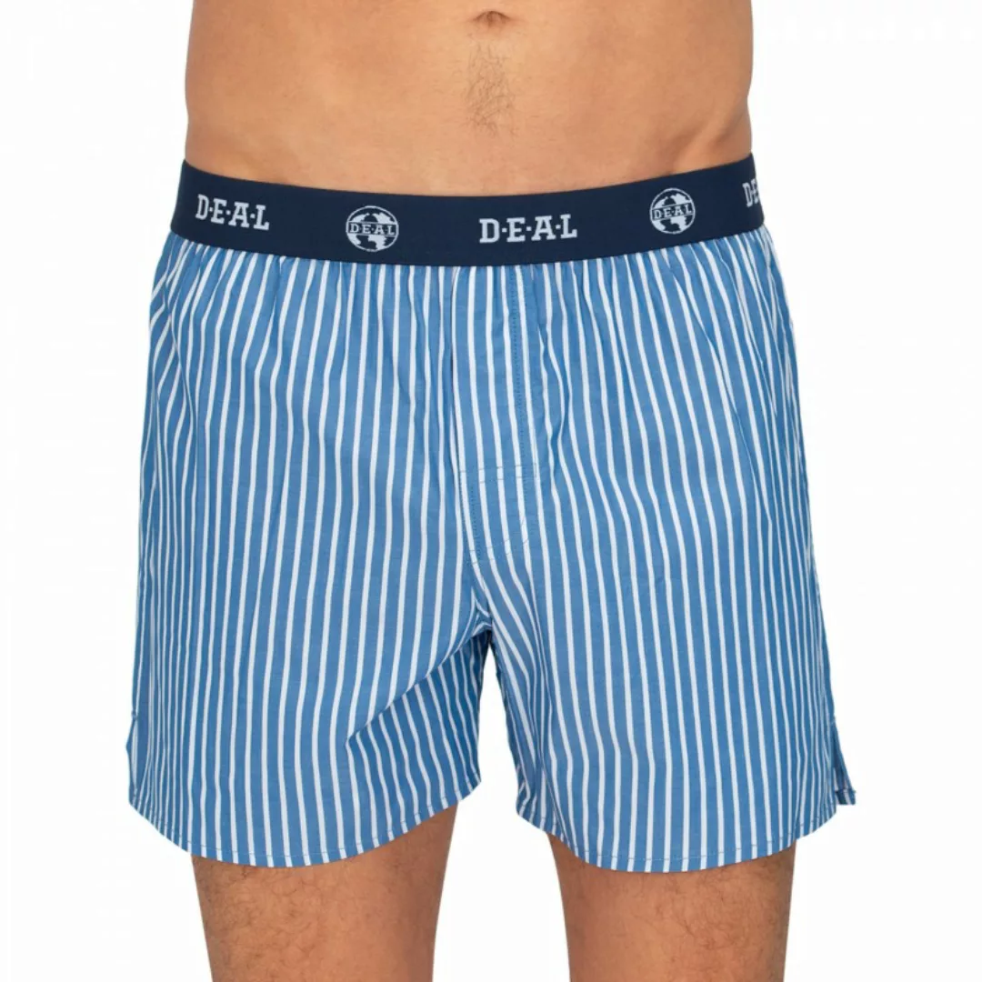 D.E.A.L International Boxershorts Blau & Weiß gestreift günstig online kaufen