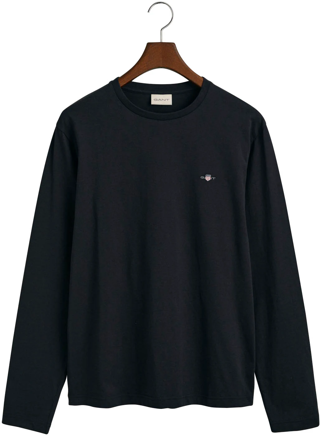 Gant Langarmshirt "REG SHIELD LS T-SHIRT", mit Logostickerei auf der Brust günstig online kaufen
