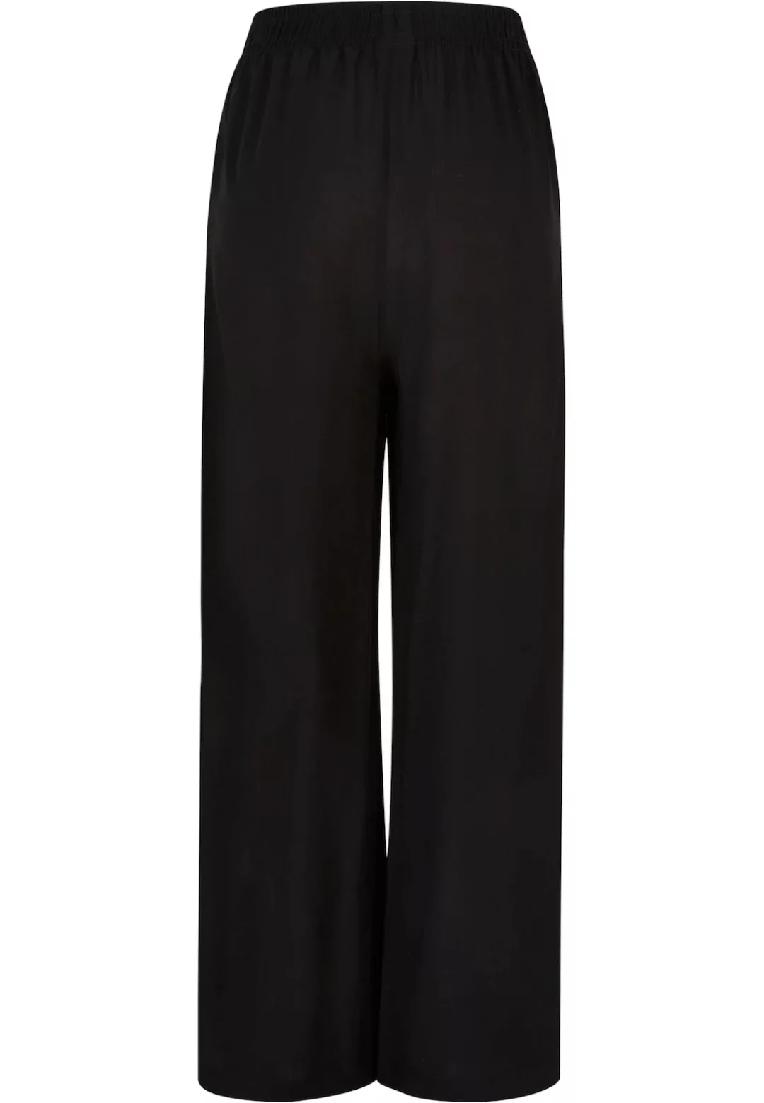 URBAN CLASSICS Stoffhose "Urban Classics Damen Ladies Wide Leg Viscose Pant günstig online kaufen