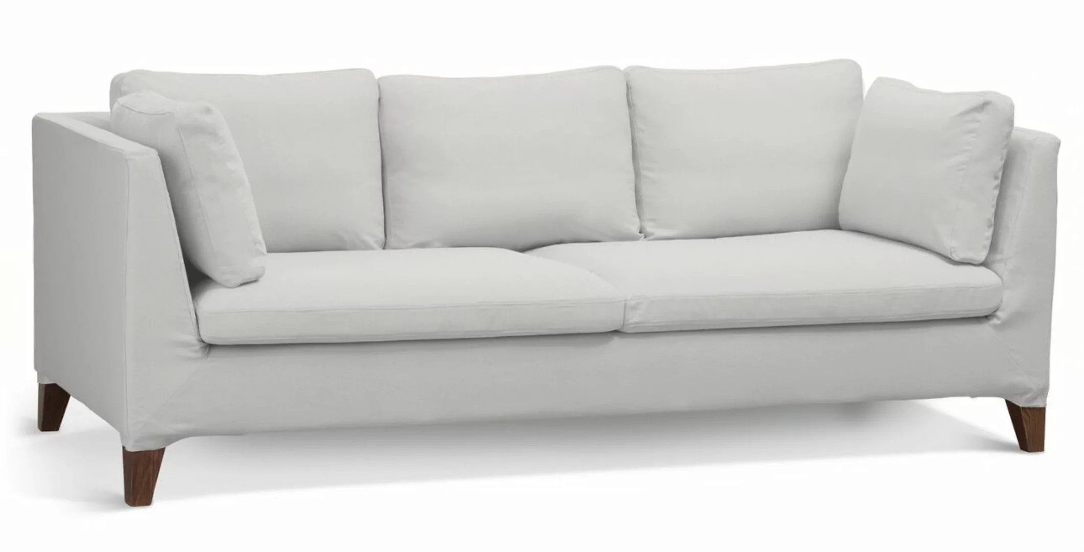 Bezug für Stockholm 3-Sitzer Sofa, naturweiß, Stockholm 3-Sitzer, Etna (705 günstig online kaufen