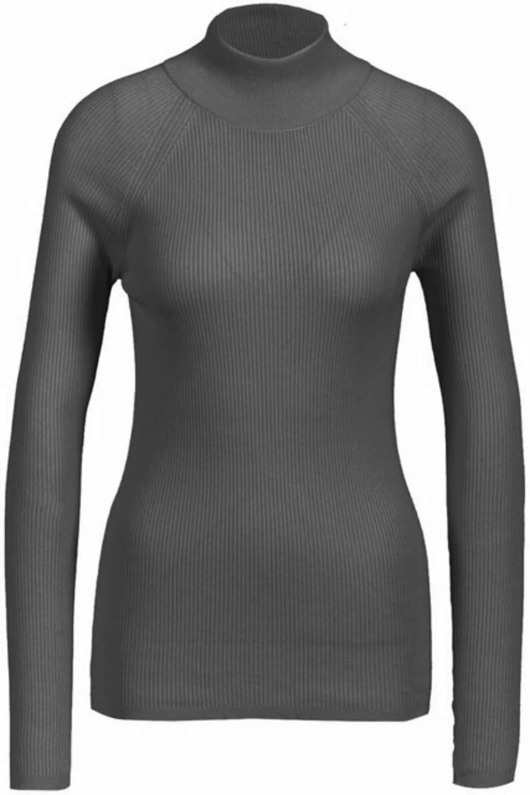 Marys by Mary Rundhalspullover Pullover Damen - JASMIN - grau melange günstig online kaufen